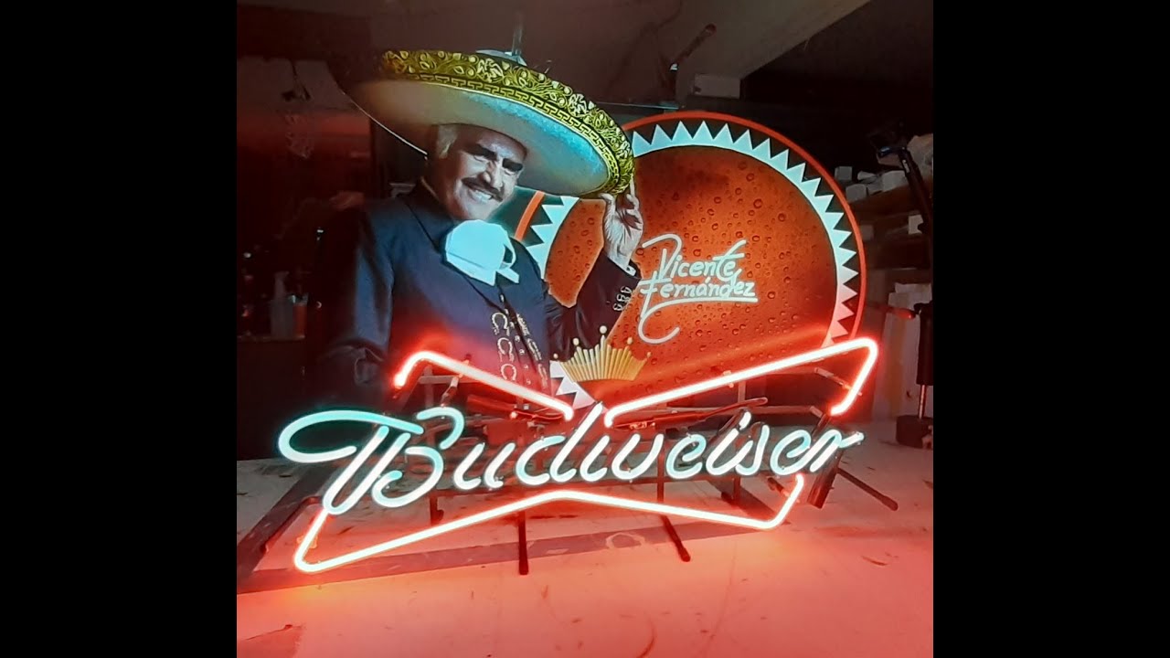 Sign Repair Of a Budweiser neon sign