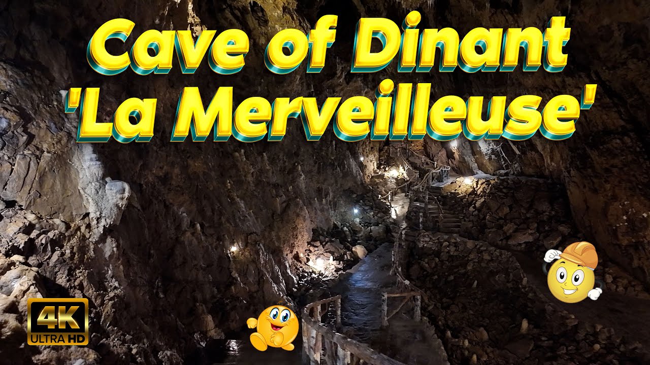 Cave of Dinant 'La Merveilleuse'| Most Beautiful Caves Belgium |4K| Outdoor Travel