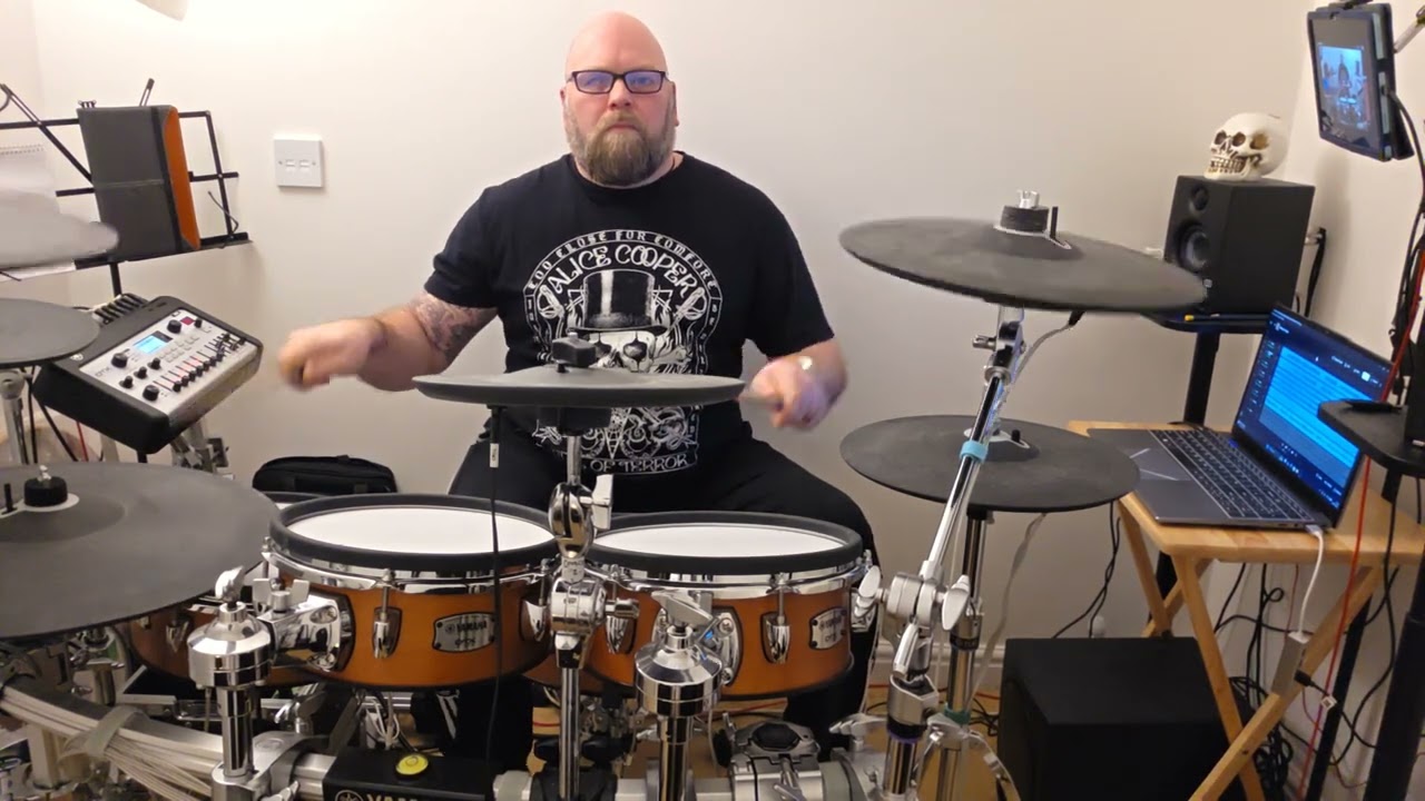 Drum cover of Mary On A Cross by @thebandGhost 