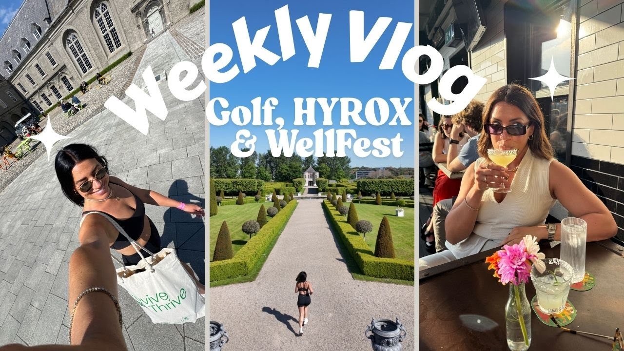 Learning Golf ⛳ | HYROX Training 💪 | Tacos & Margs in Dublin 🌮 | WellFest Weekend Vlog 🇮🇪
