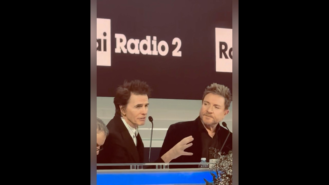 “We love the music we make together”  Sanremo press conference with Duran Duran.