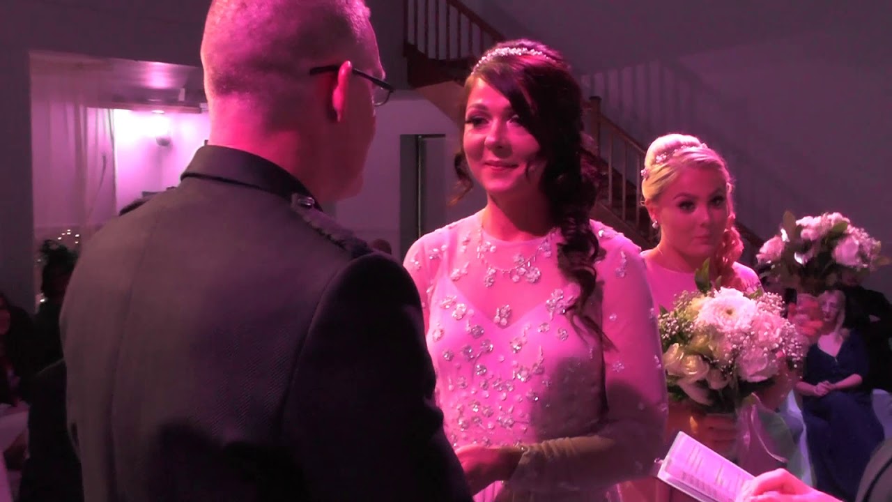 Jim and Billie Connon wedding. 8th Feb, 2020. AoG Central Fraserburgh