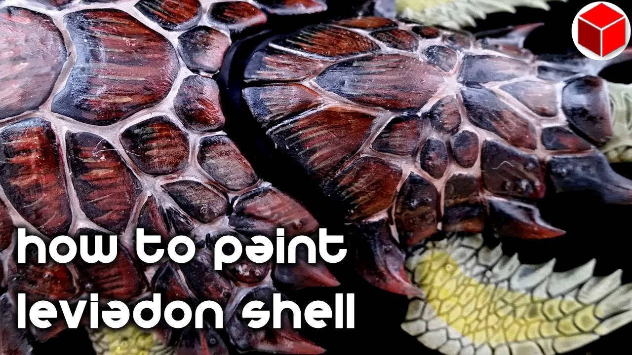 How To Paint an Akhelian Leviadon Shell for Idoneth Deepkin