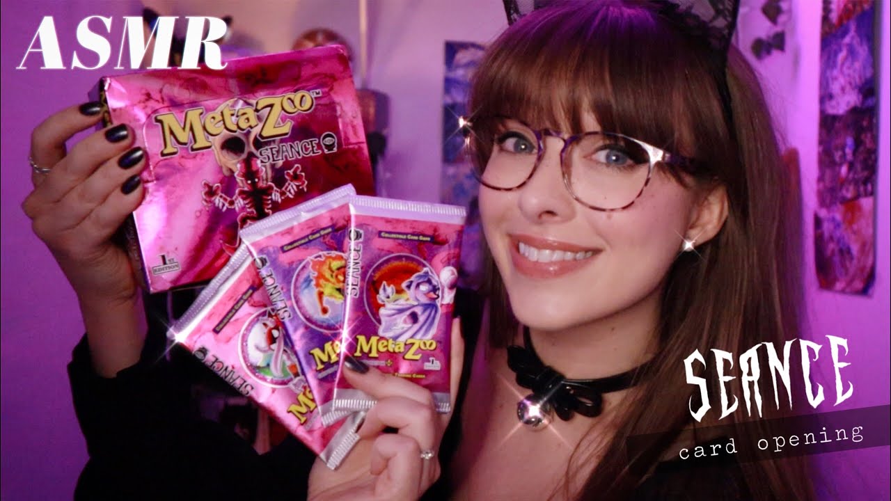 ASMR 😈 MetaZoo Seance TCG Booster Pack Opening!~ ((𝓰𝓲𝓿𝓮𝓪𝔀𝓪𝔂)) Candle Lit Whispered Rambles