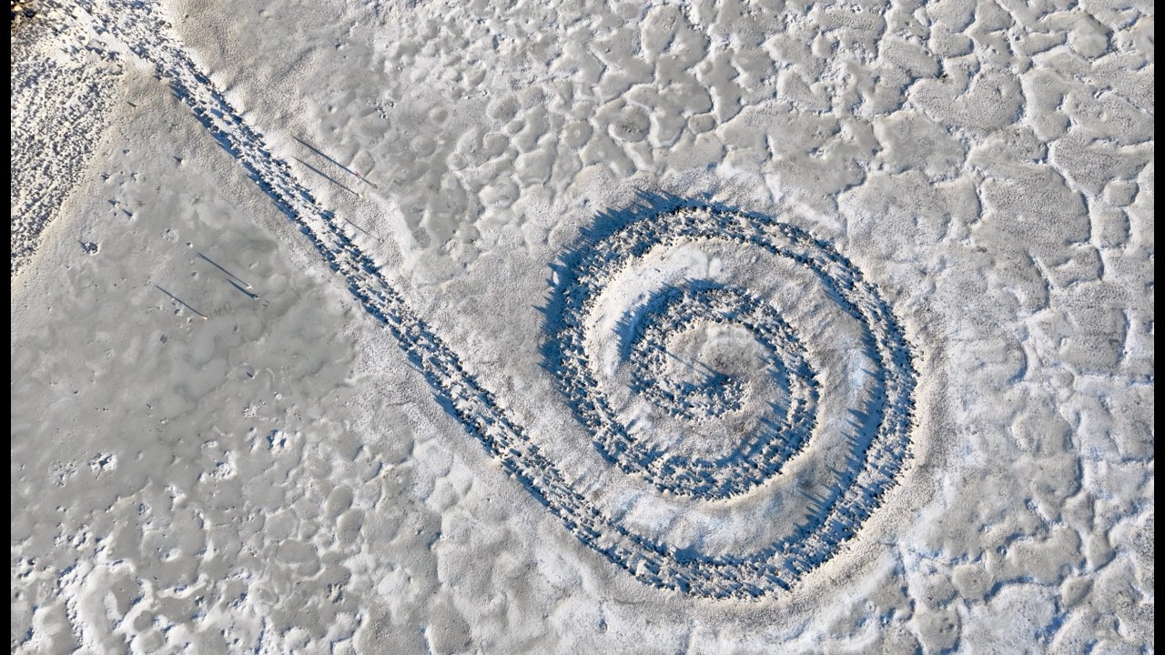 Spiral Jetty from Above