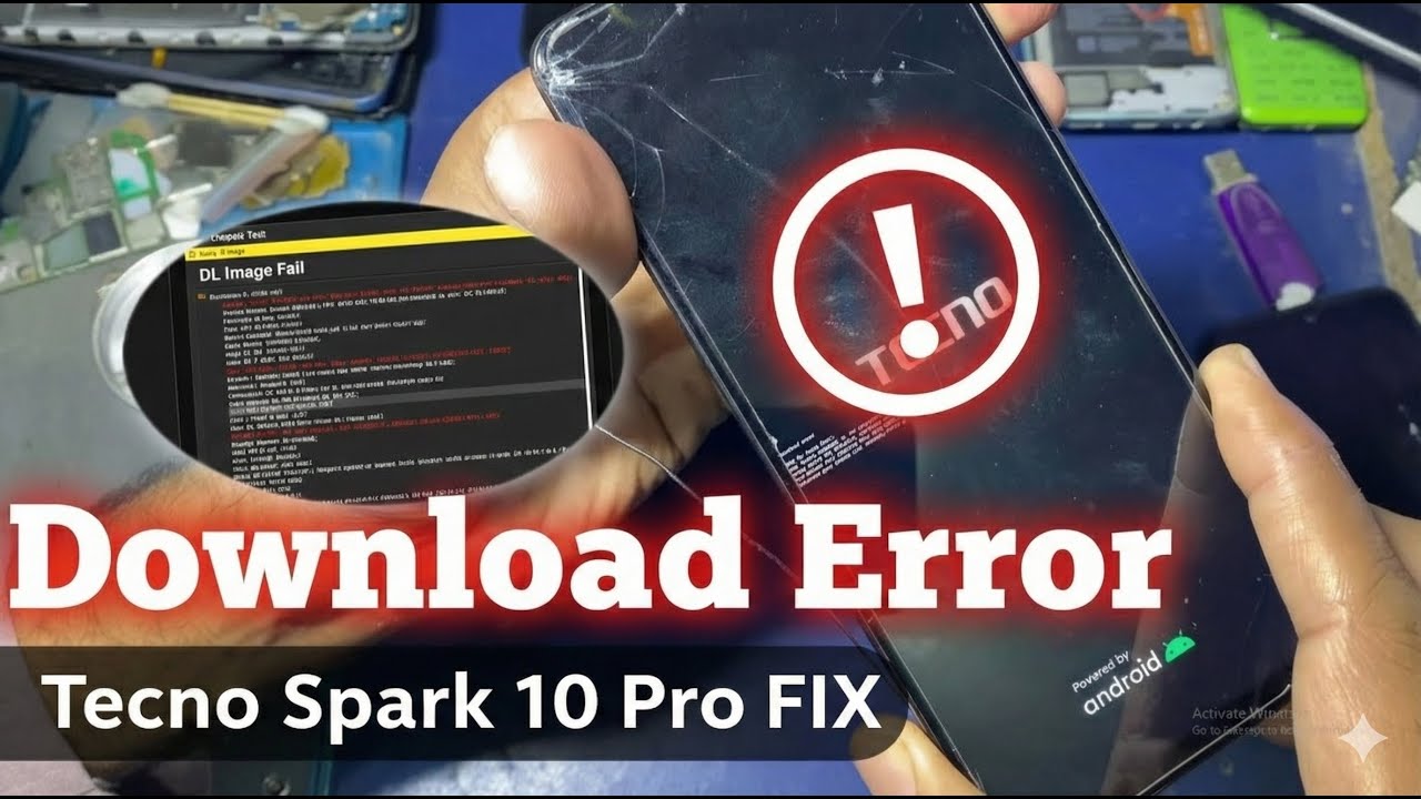 Tecno Spark 10 Pro Ki7 Softbrick FIX | Download Error – Tool DL Image Fail Solution
