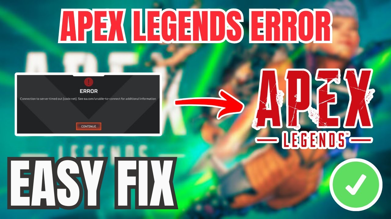 Apex Legends How To Fix Connection To Server Timed Out Code (EASY GUIDE) 2026