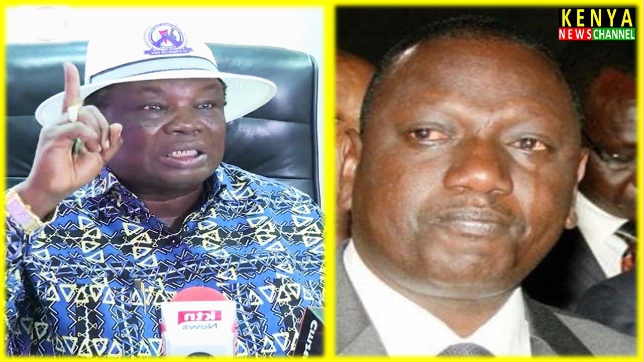Atwoli: Ruto hates me because I stopped him from stealing at NSSF