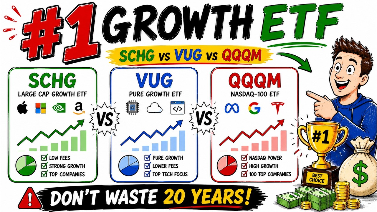 Единственный ETF на рост, который я бы купил в 2026 году (SCHD против VUG против QQQM)