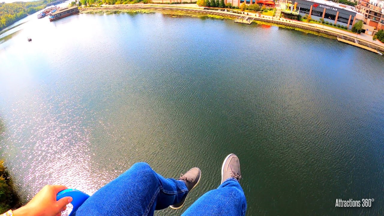 Soaring Eagle Zipline - Zipline Across a River - Branson Landing 2020