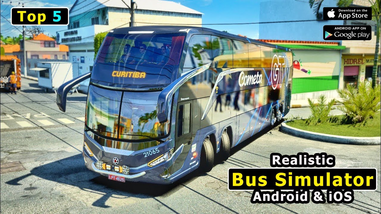 Top 5 Realistic Bus Simulator Games For Android iOS 2024 | Part 3