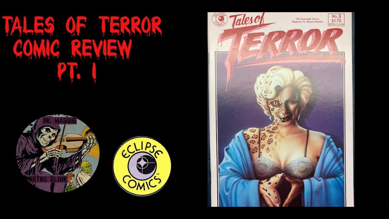 Tales of Terror from Eclipse Comics Review 1-4 Adult Horror