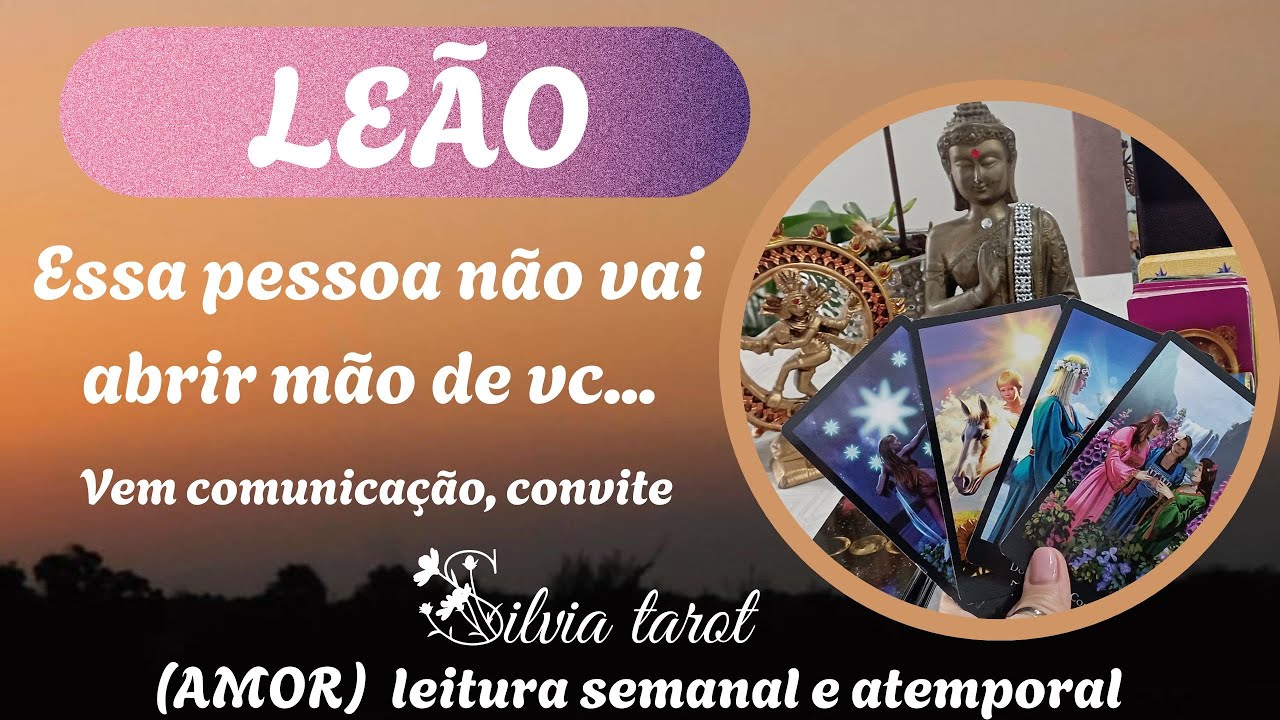 LEÃO ♌ Essa pessoa não vai abrir mão de Vc❤️ Vai lutar pelo seu Amor...