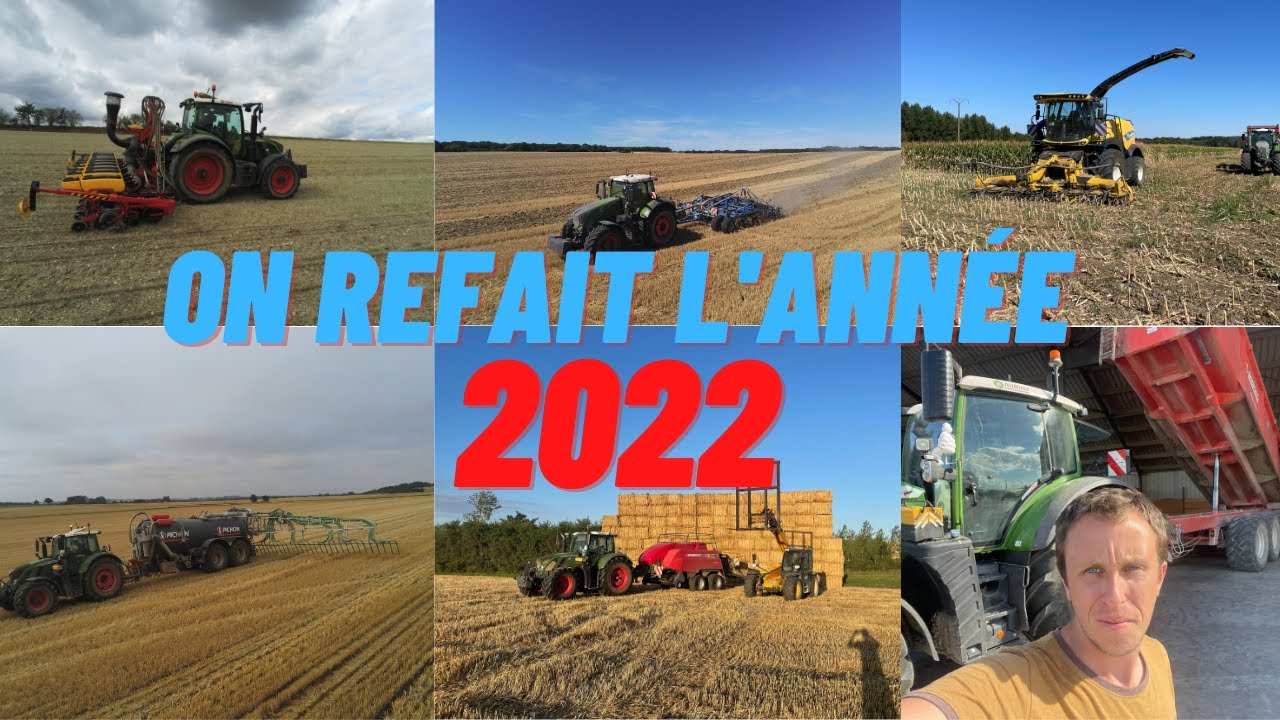 Rétrospective de l'année 2022 #fendt #väderstad #jcb #sodimac #kockerling #pichon