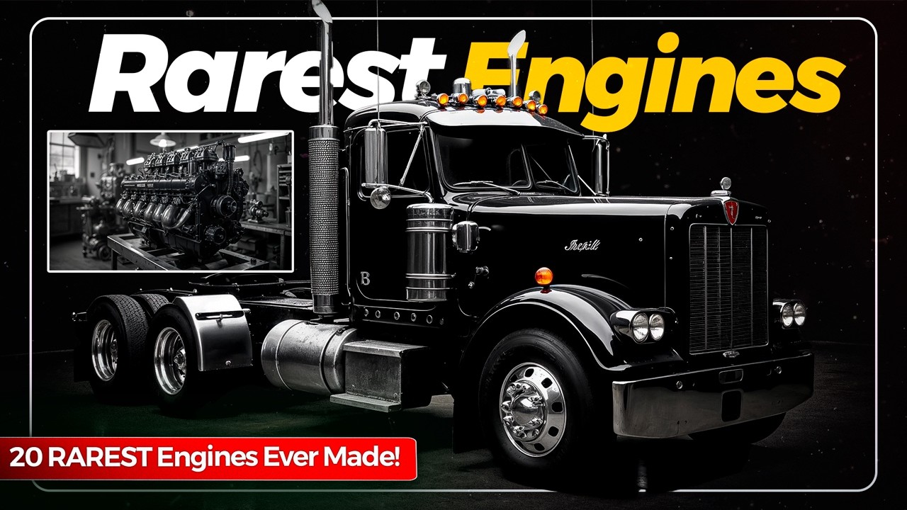 20 RAREST American Trucks Engines Ever Made! 🚛✨