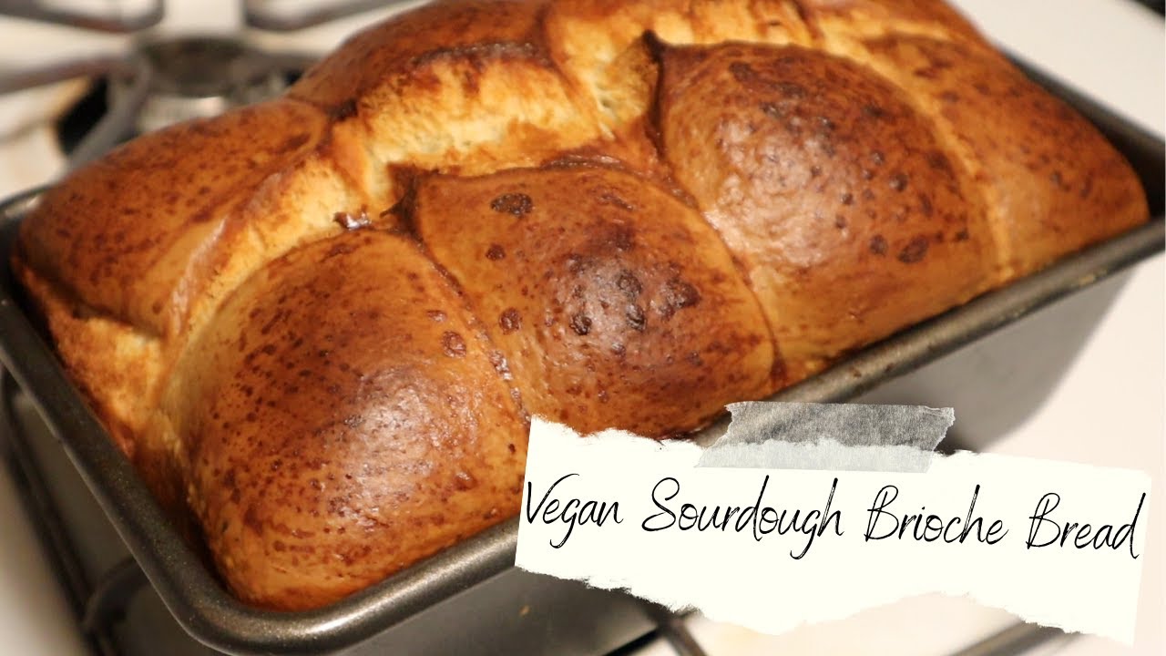 Sourdough Brioche Bread - VEGAN