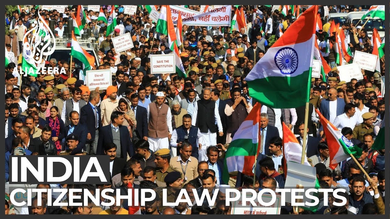India citizenship law protests: Opposition holds rally