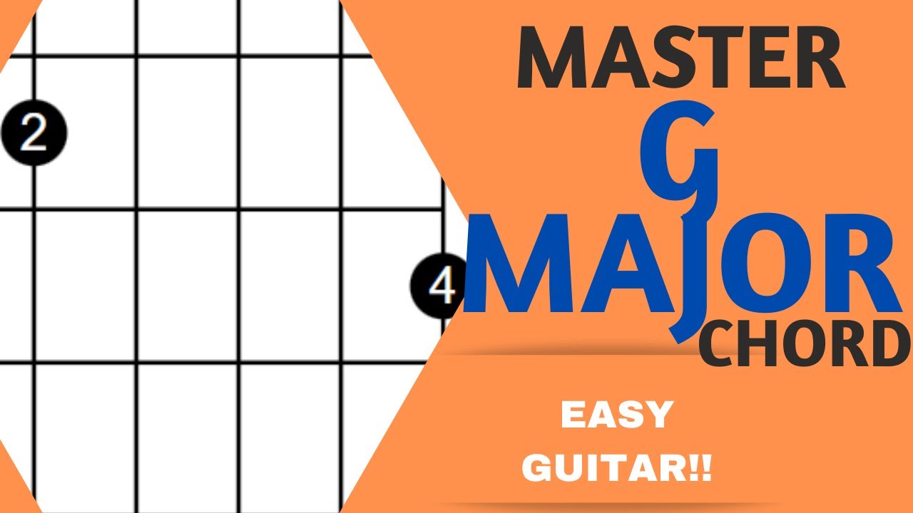 Easy Guitar Chords For Beginners G Chord On Guitar
