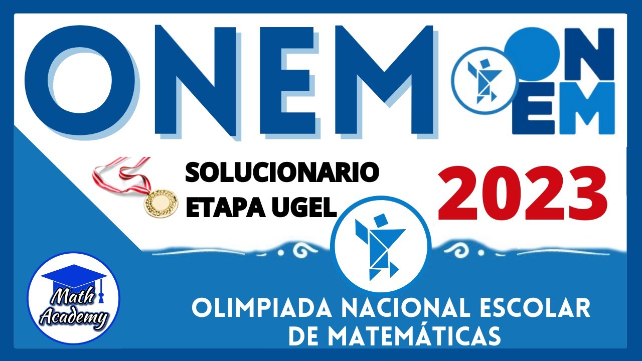 SOLUCIONARIO ONEM 2023 ETAPA UGEL NIVELES 2 Y 3