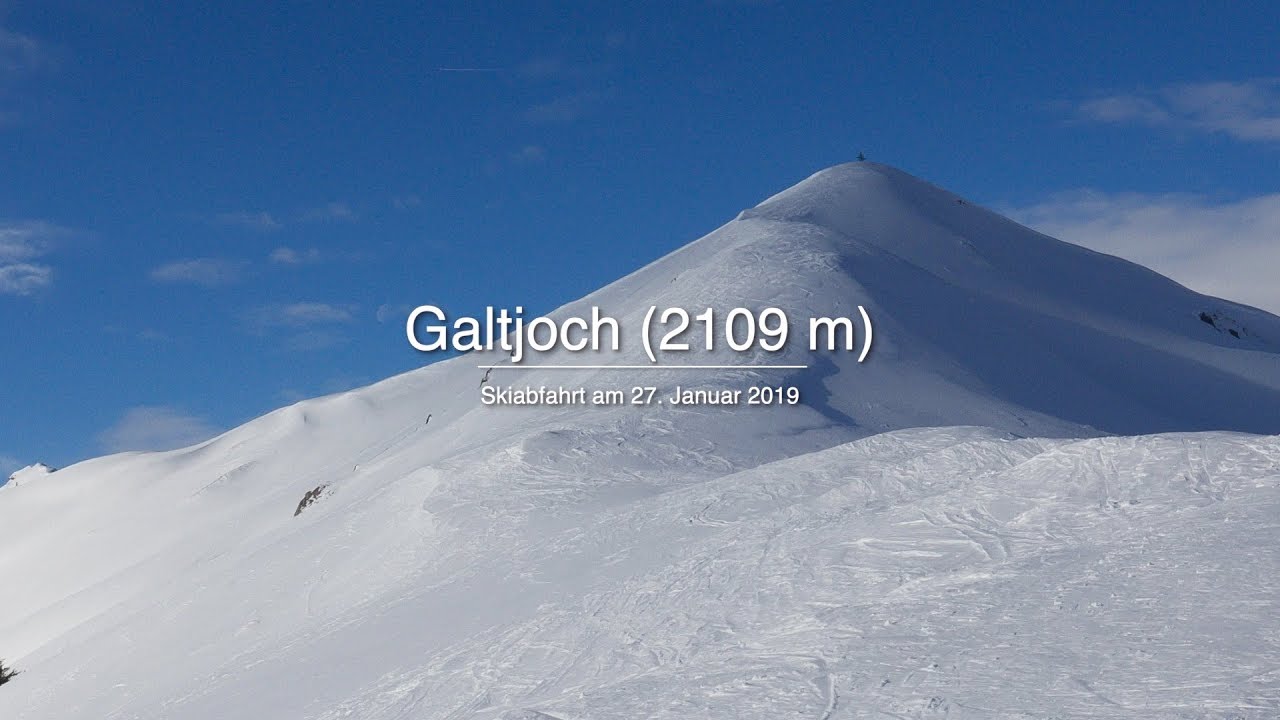 Galtjoch - Skiabfahrt