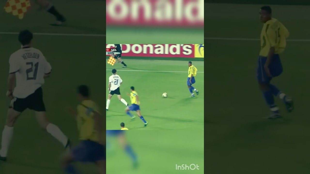 Ronaldo fen&ocirc;meno VS Alemanha - Gols da final da copa de 2002 - #ronaldogoals #brasil #woldcup