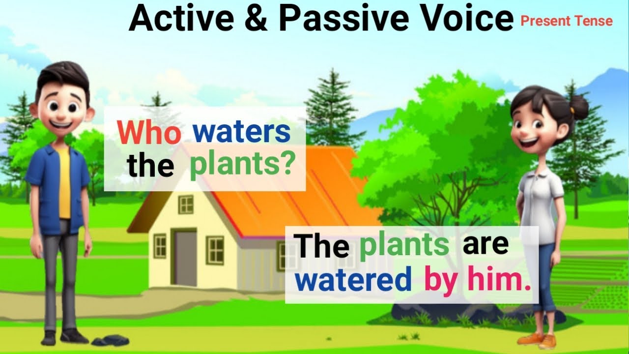 Present Tense Practice | Active and Passive Voice Sentences | English Conversation Practice