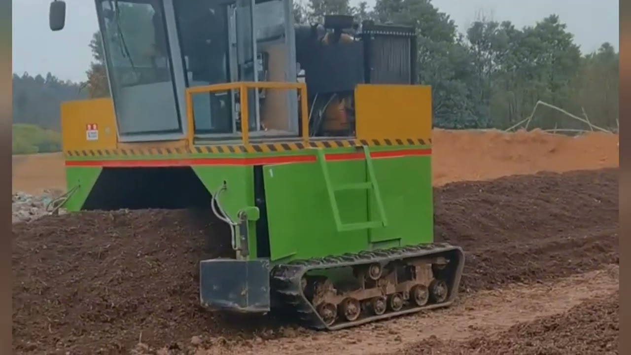 #CrawlerTurner #TurningMachine #OrganicFertiliserEquipment #FermentationEquipment