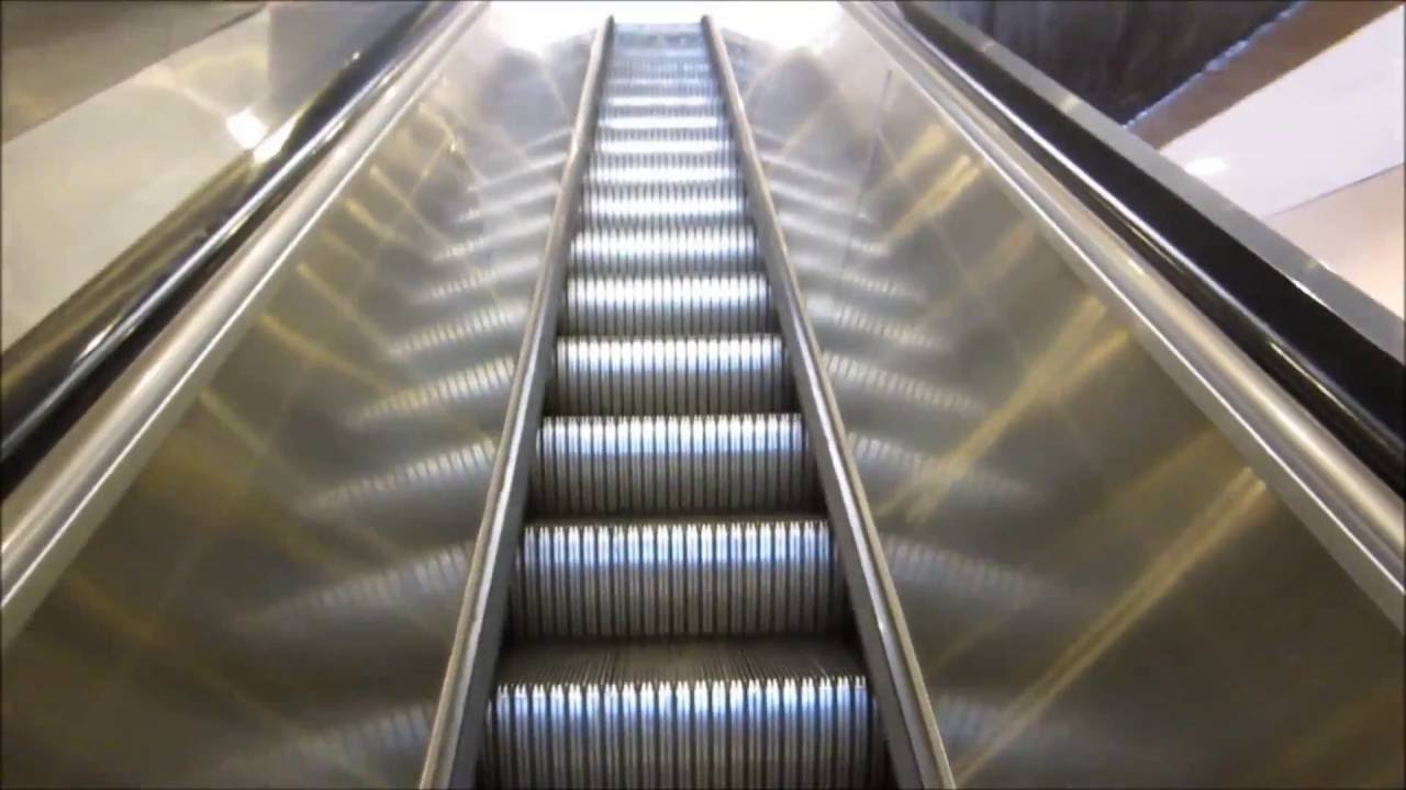 Original 1970s Montgomery & Modernized 2010s Kone Escalators at the UT Austin Education Building