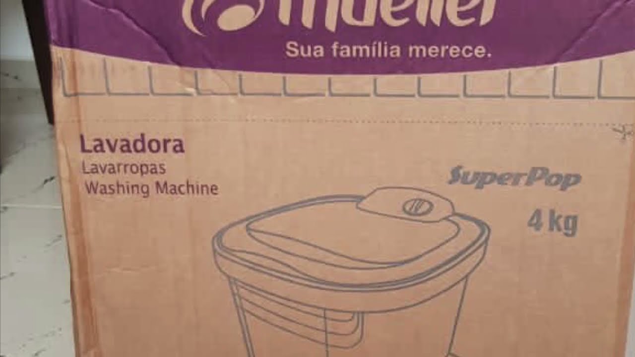 Tanquinho de lavar roupa Mueller Super pop 4 Kg.