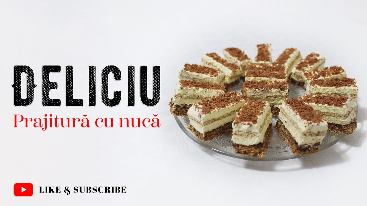 Deliciu - Prăjitură cu nucă