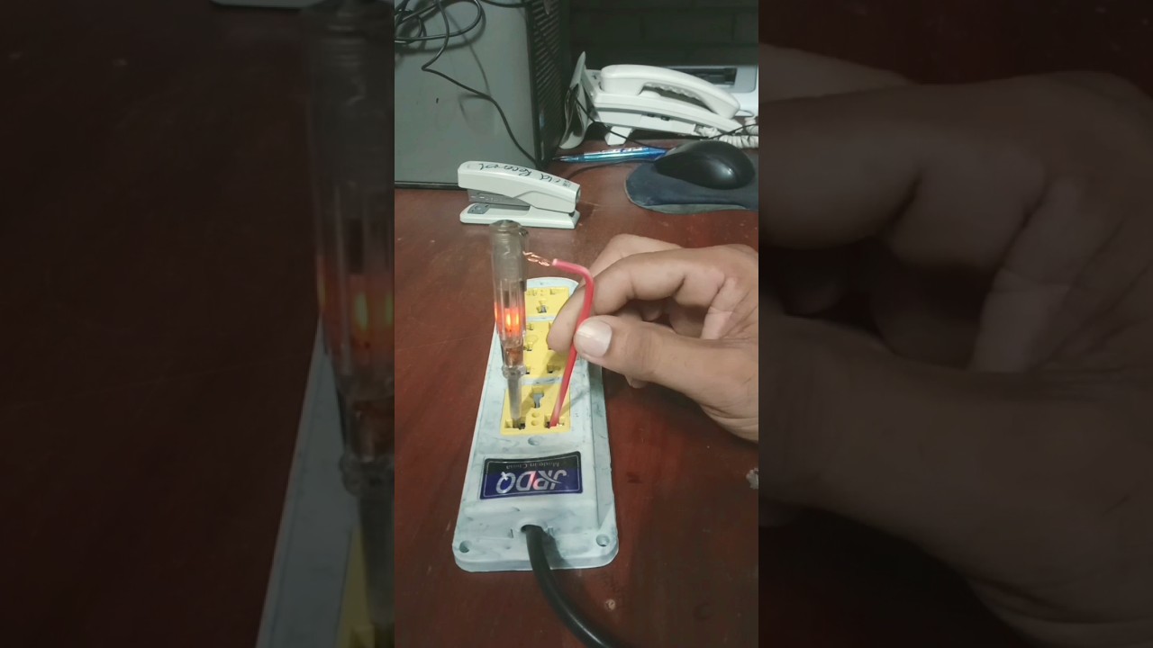 electric tester trick || checking both phase and neutral line both working 