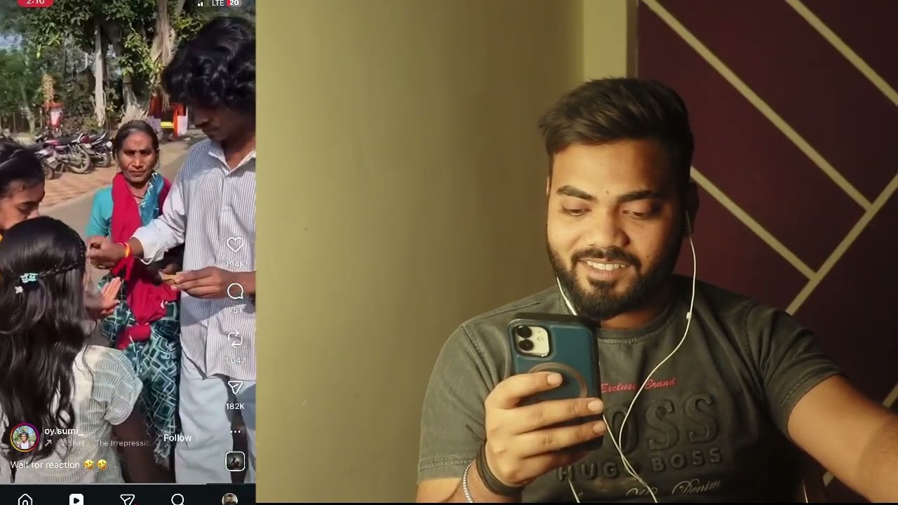 reel reaction and comedy video 