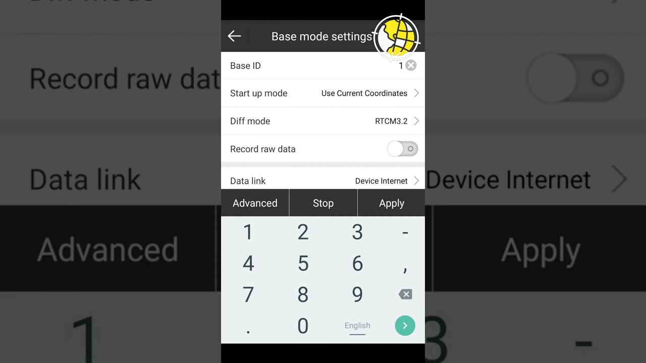Ρύθμιση BASE-ROVER με UHF στο SurPad 4.2
