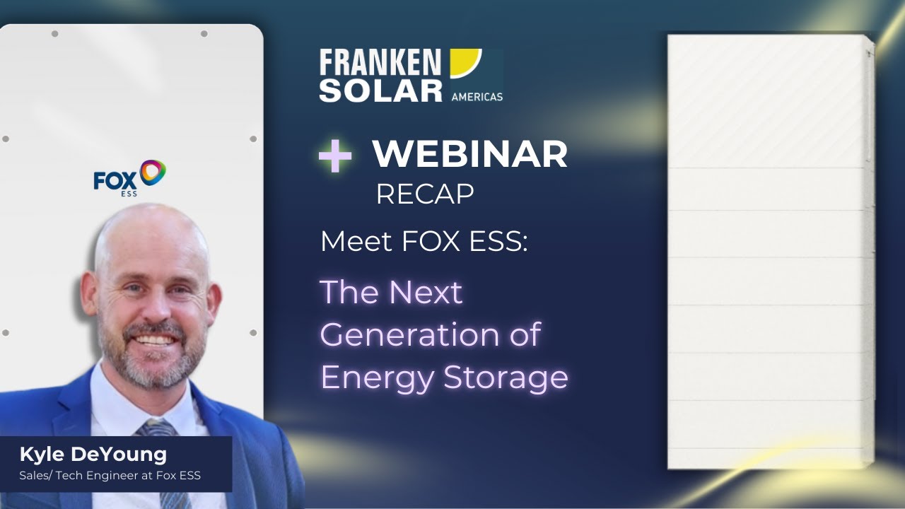 Meet Fox ESS The Next Generation of Energy Storage | Fox ESS Webinar Recap