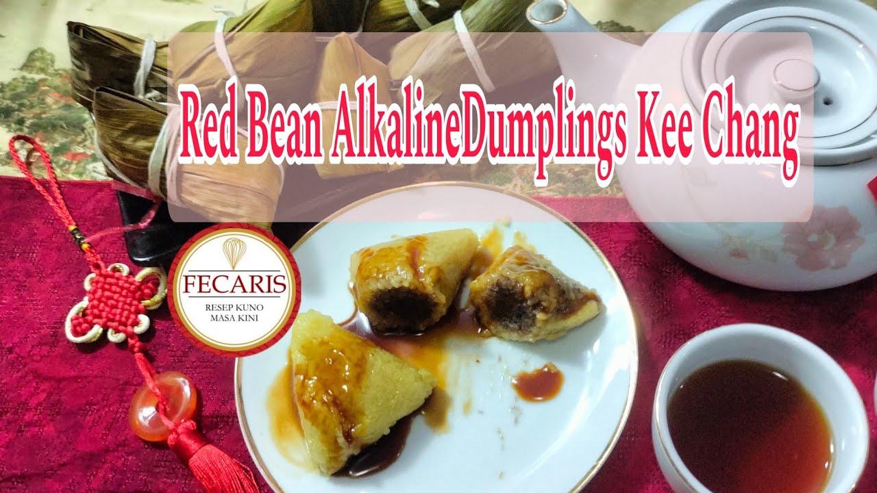 RED BEAN ALKALINE DUMPLINGS ZHONGZI KEE CHANG /KWE CHANG/KICANG WITH BROWN SUGAR SAUCE