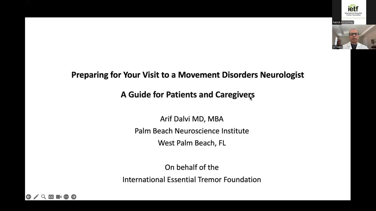 Preparing for Your Visit to a Movement Disorders Neurologist
