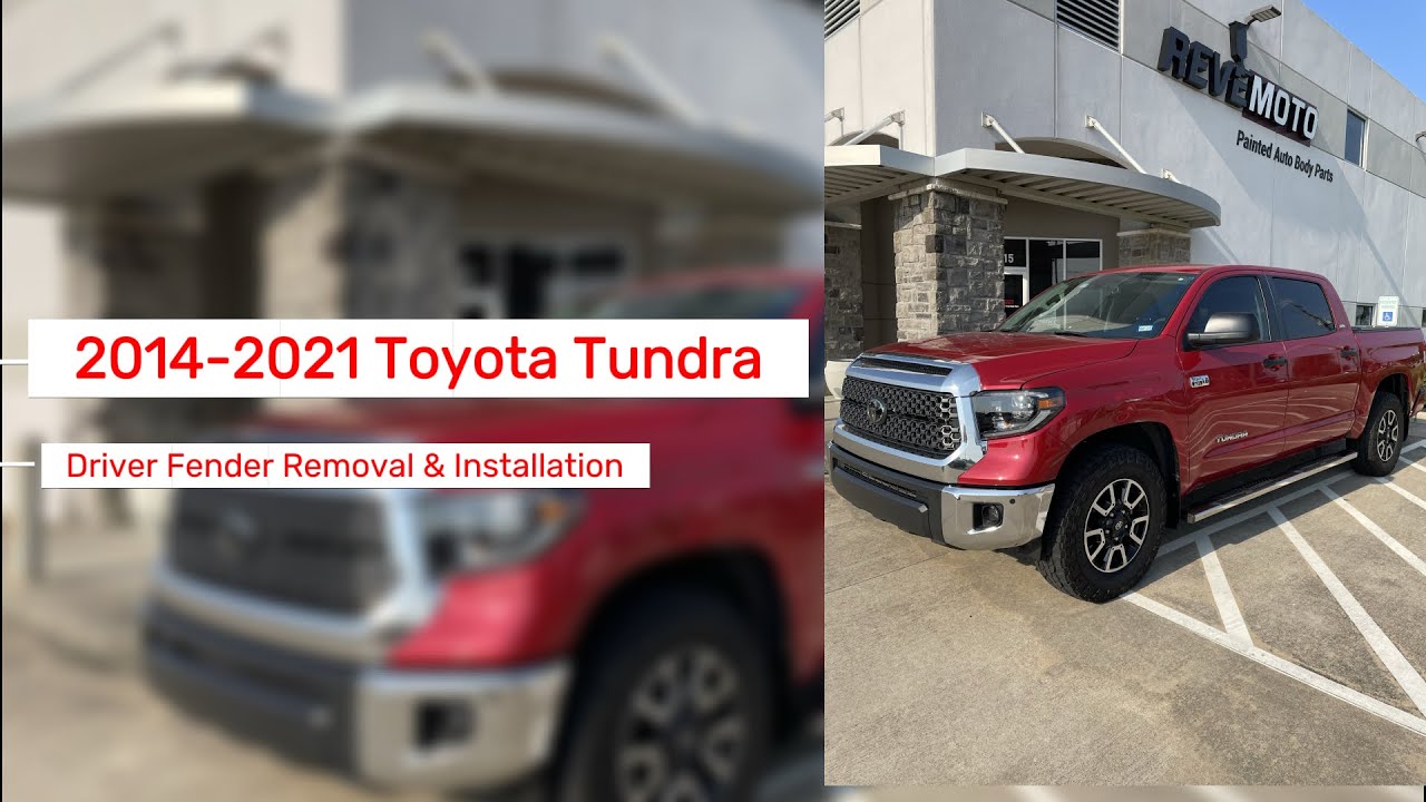 2014-2021 Toyota Tundra Driver-Side Fender -  Easy and Fastest Removal and Installation | ReveMoto
