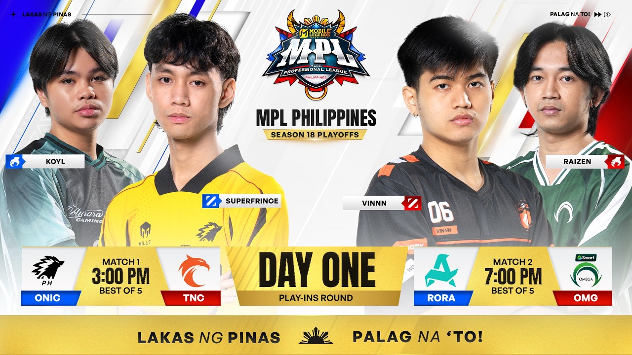 🔴 LIVE | MPL PH S18 | ENGLISH - Playoffs Day 1