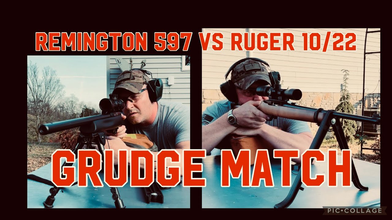 Remington 597 против Ruger 10/22. #22longrifle #target