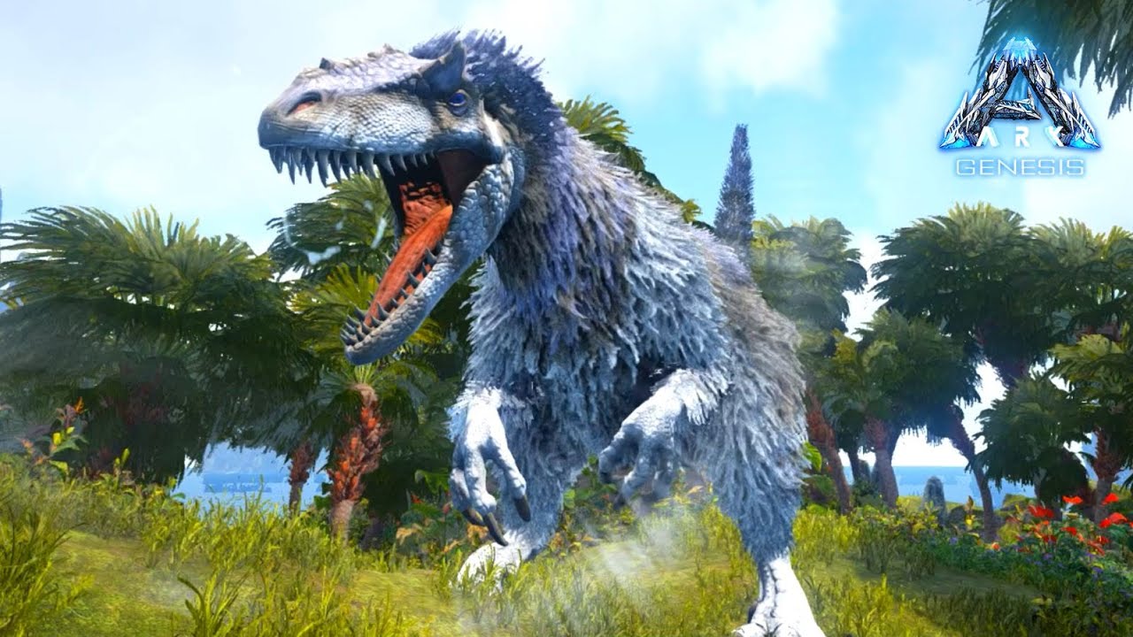 咆哮で味方を強化する恐竜「ユウティラヌス」を捕まえる！ ARK Genesis - ゆっくり実況 #22【アーク ジェネシス】