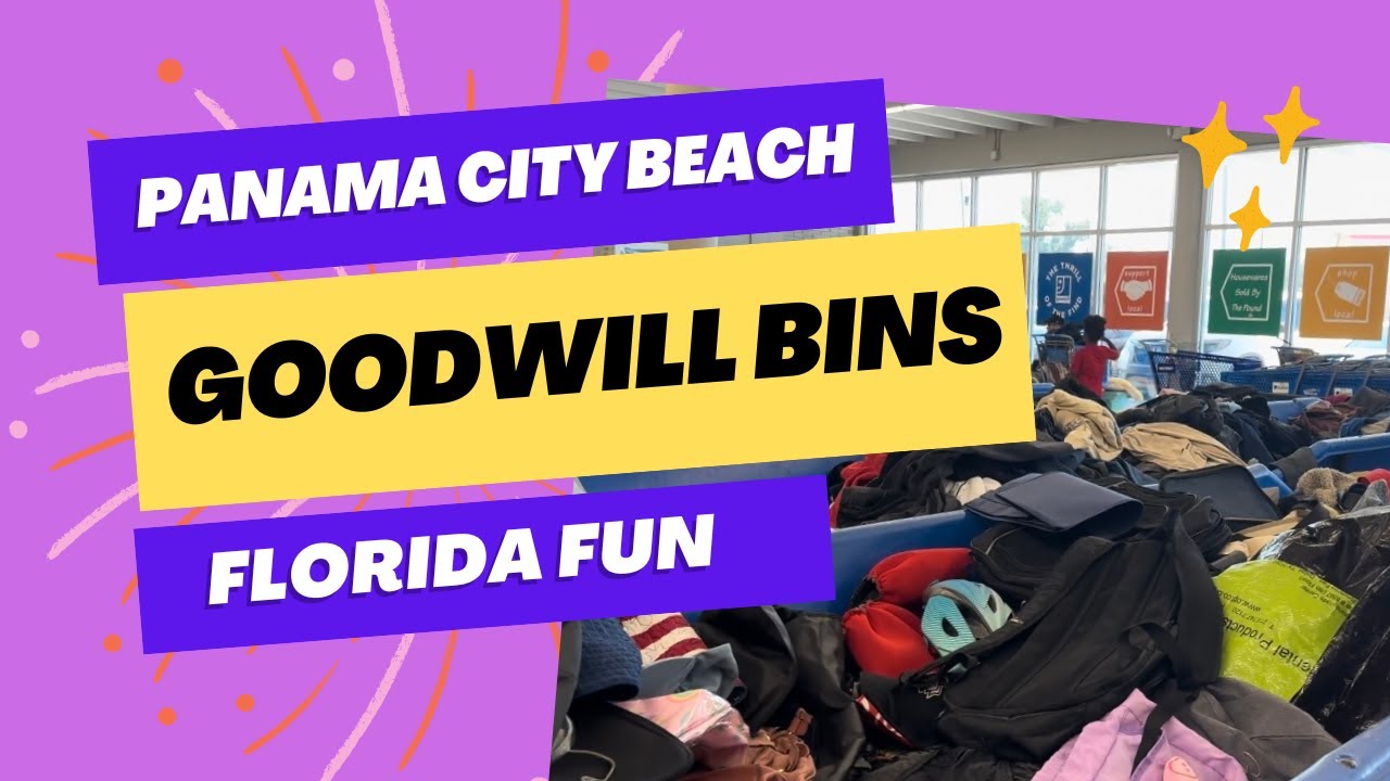 Goodwill Outlet Bins in Panama City Beach Florida Treasure Hunting