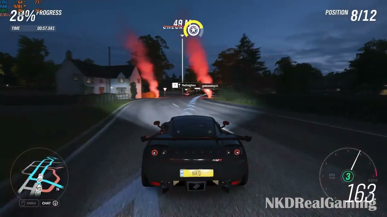 Forza Horizon 4 | Evening Race in Golden Light (No Commentary)