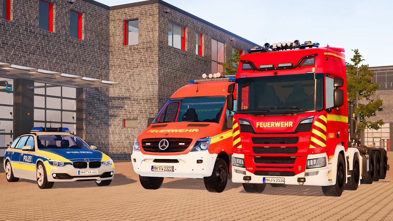 【Emergency Call 112】Arlesheim Police Response with Swap Body Vehicle | 4K Ultra
