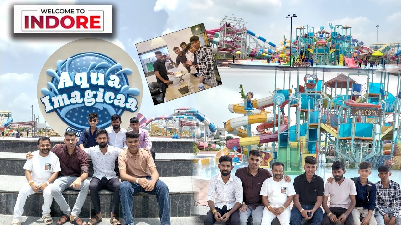 Aqua Imagicaa Water Park Indore|| Biggest water park Madhya Pradesh||Happy birthday celebrate HariOm