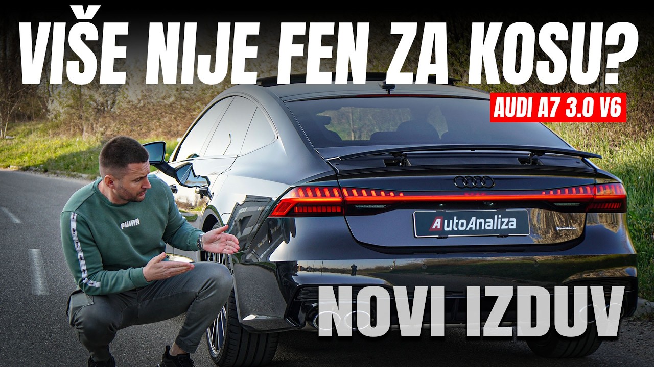 Da li je i dalje fen za kosu? NOVI IZDUV NA A7 3.0 V6