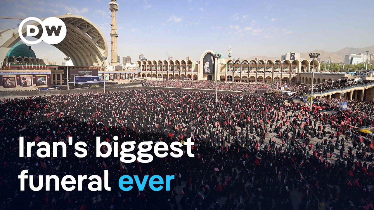What does Tehran want Washington to see at Khamenei's huge funeral? | DW News