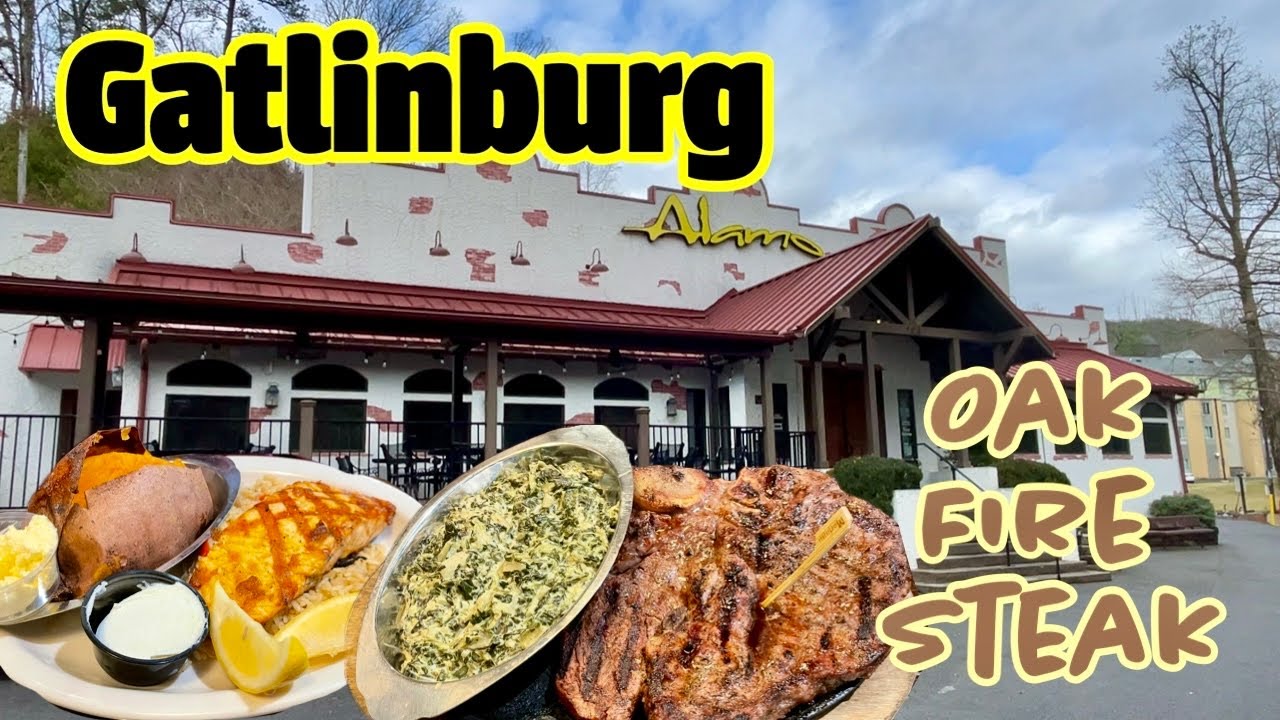 Alamo Steakhouse in Gatlinburg and The Funnel Cake Factory in Pigeon Forge