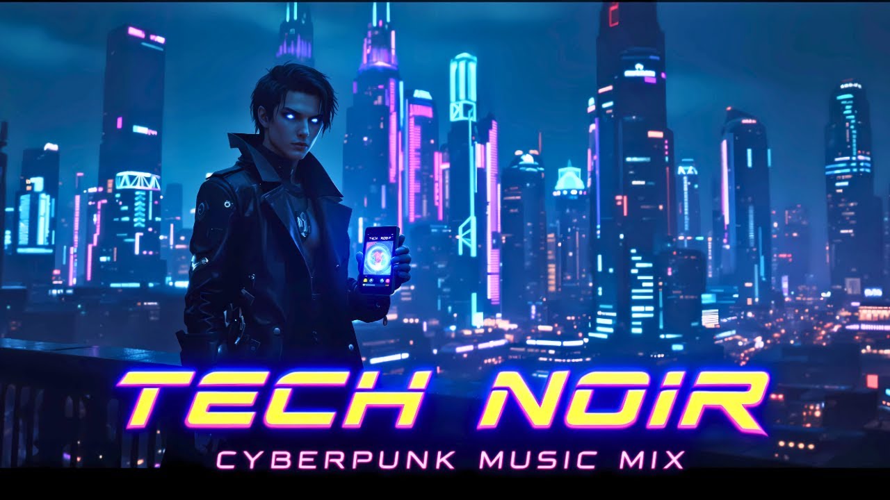TECH NOIR | 1.5-Hour Dark Synthwave & Dystopian Cyberpunk Mix