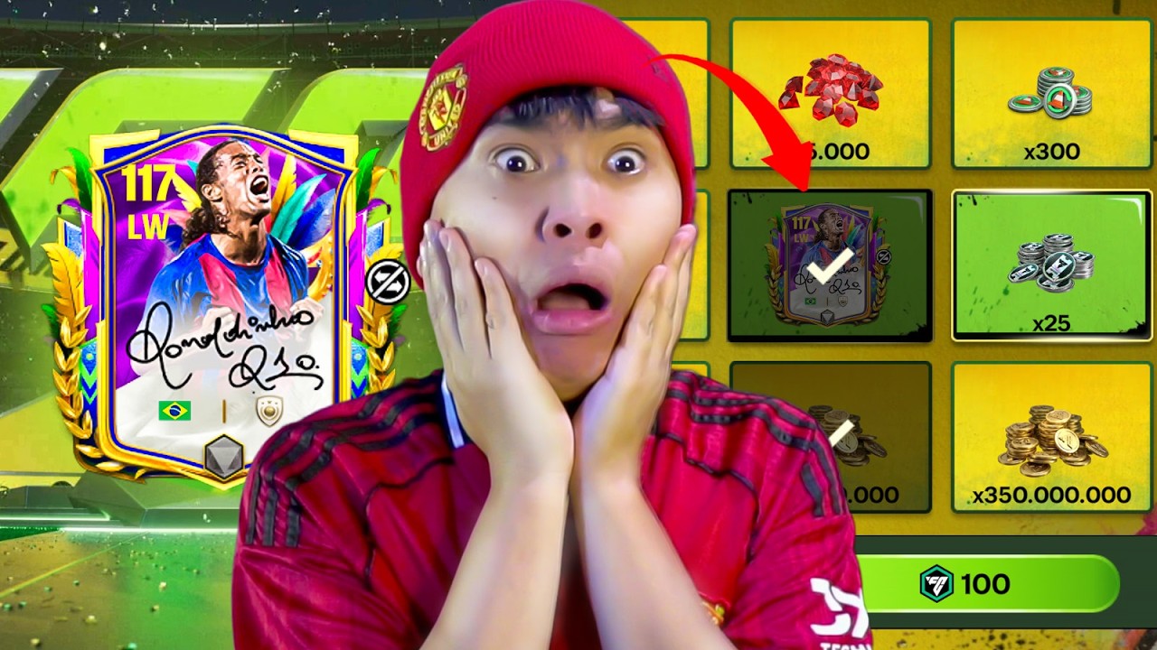 Onde mande!! Dapat Ronaldinho 117 wak di FC Mobile
