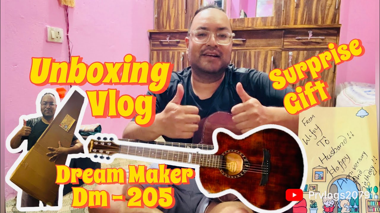 Unboxing vlog | Guitar unboxing & review vlog | new guitar Unboxing vlog @Prvlogs2079 
